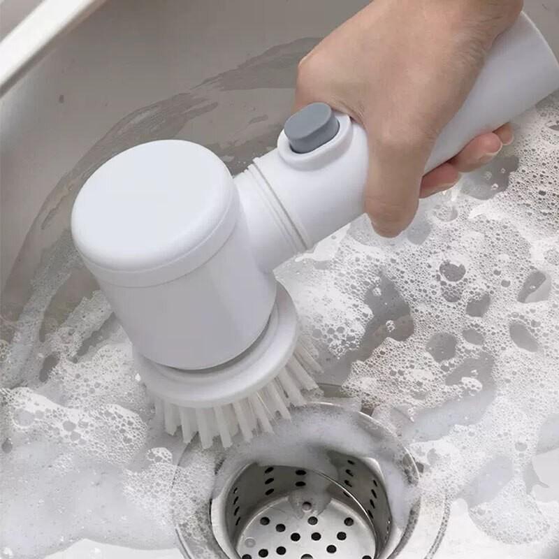 SparkClean Pro™ - Escova Elétrica de Limpeza 5 em 1